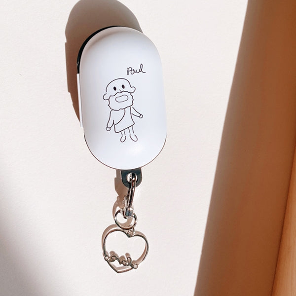 
            
                Load image into Gallery viewer, SILVER LOVE HEART KEYRING
            
        